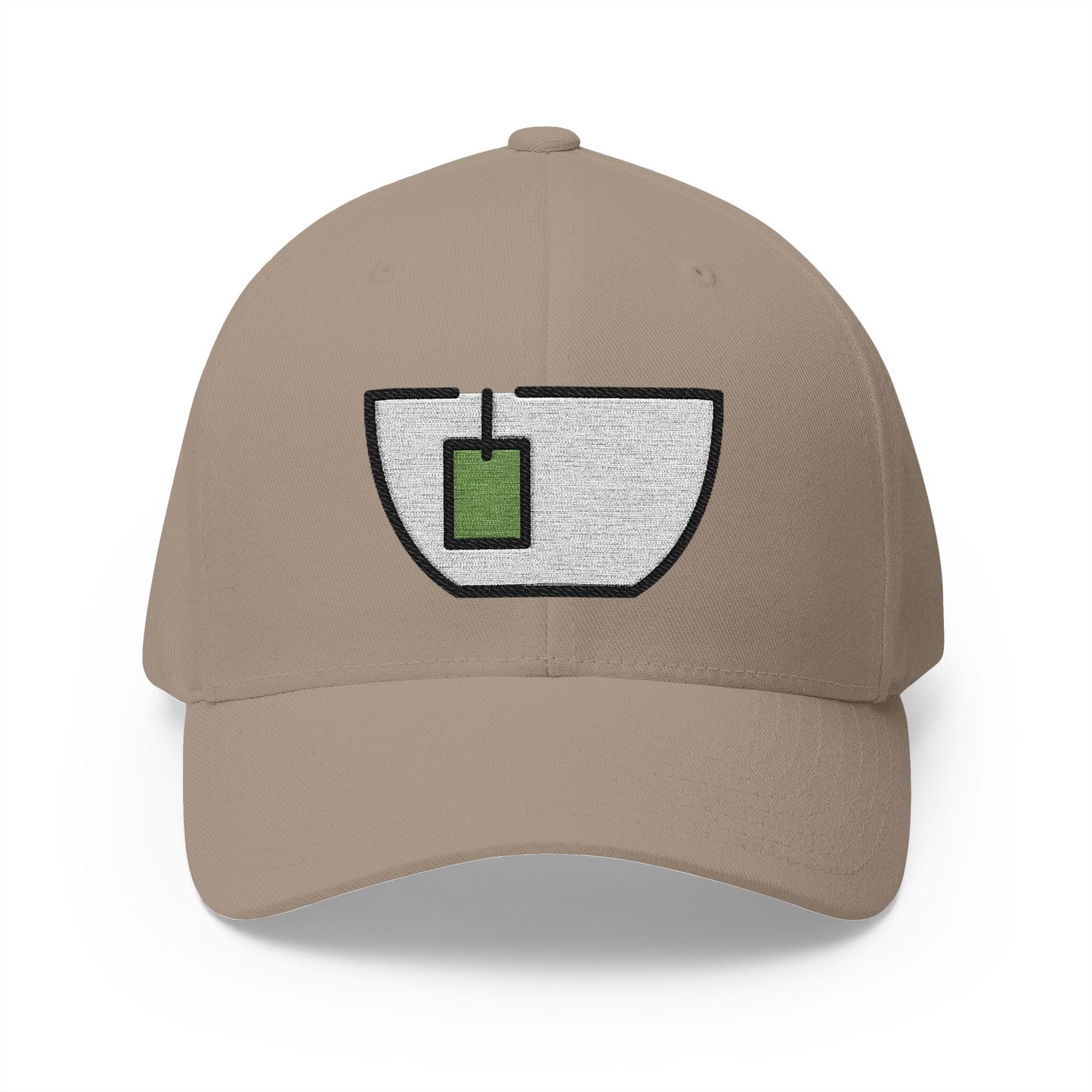 Teacup Without Handle Emoji Khaki Cap – Premium by Capmoji