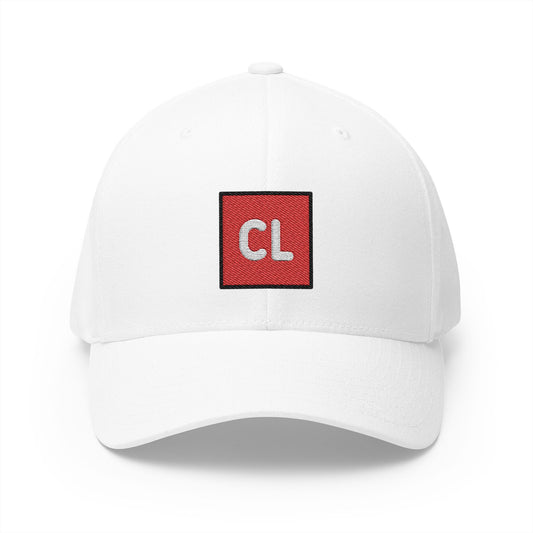 Cl Button Emoji White Cap – Premium by Capmoji