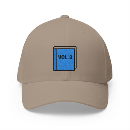 Blue Book Emoji Khaki Cap – Premium by Capmoji