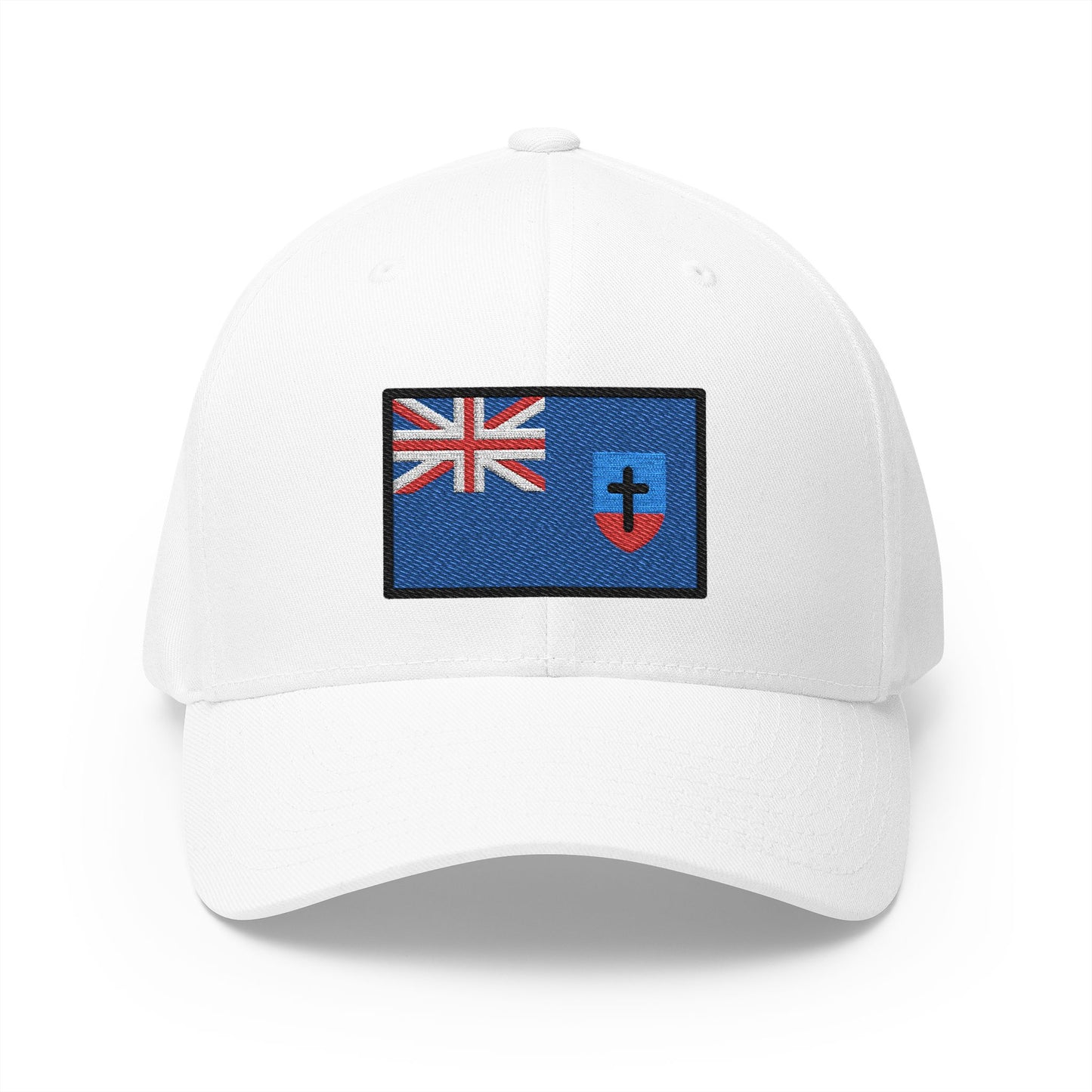 Flag: Montserrat Emoji White Cap – Premium by Capmoji