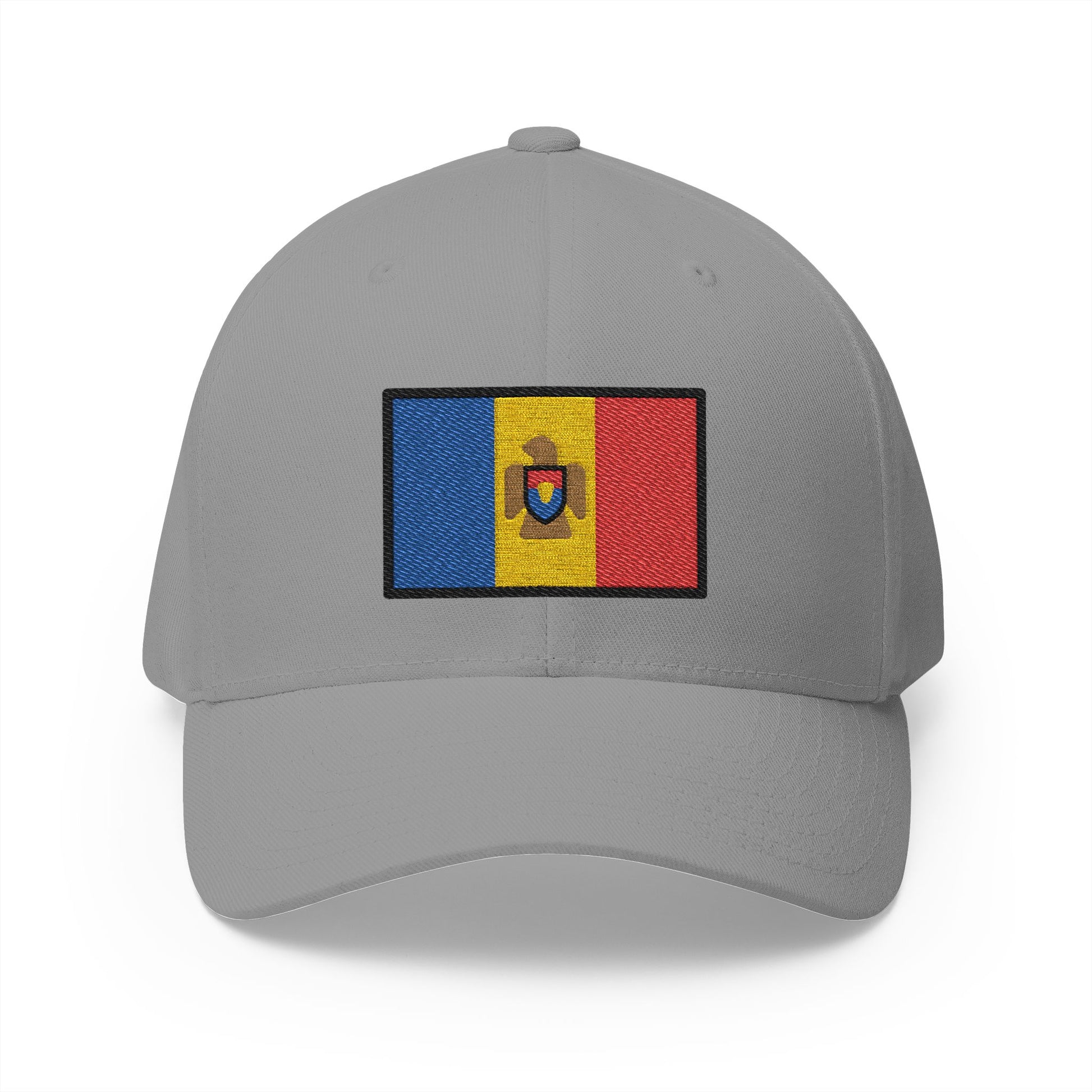 Flag: Moldova Emoji Grey Cap – Premium by Capmoji