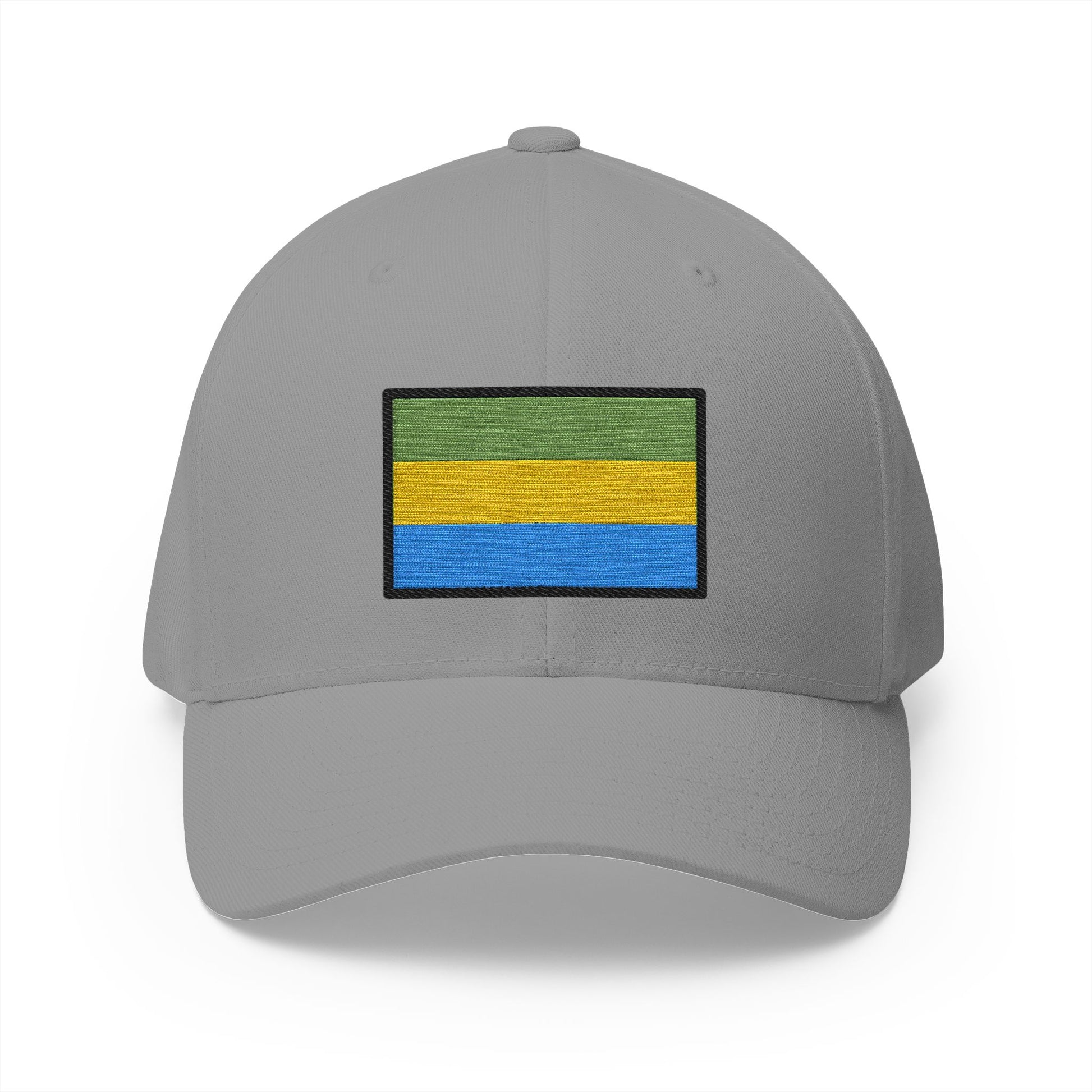Flag: Gabon Emoji Grey Cap – Premium by Capmoji