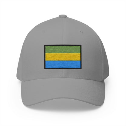 Flag: Gabon Emoji Grey Cap – Premium by Capmoji