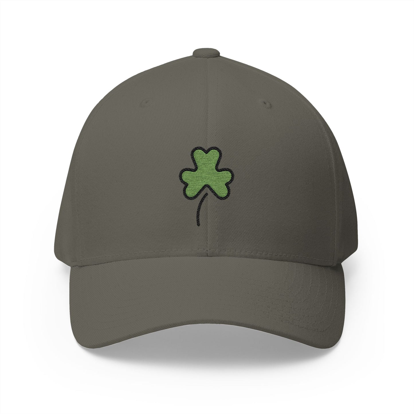 Shamrock Emoji Olive Cap – Premium by Capmoji
