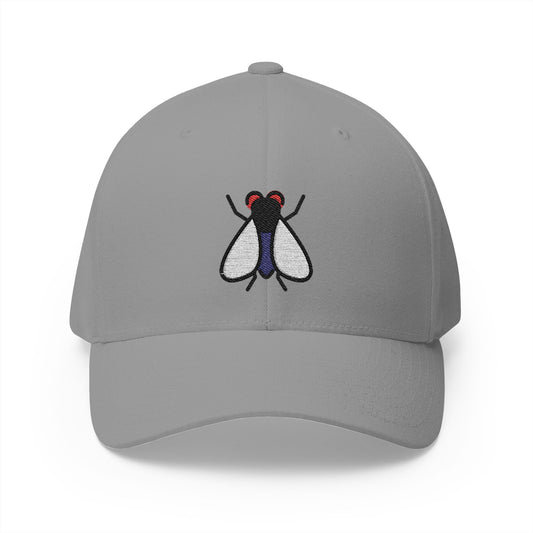 Fly Emoji Grey Cap – Premium by Capmoji