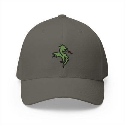 Dragon Emoji Olive Cap – Premium by Capmoji