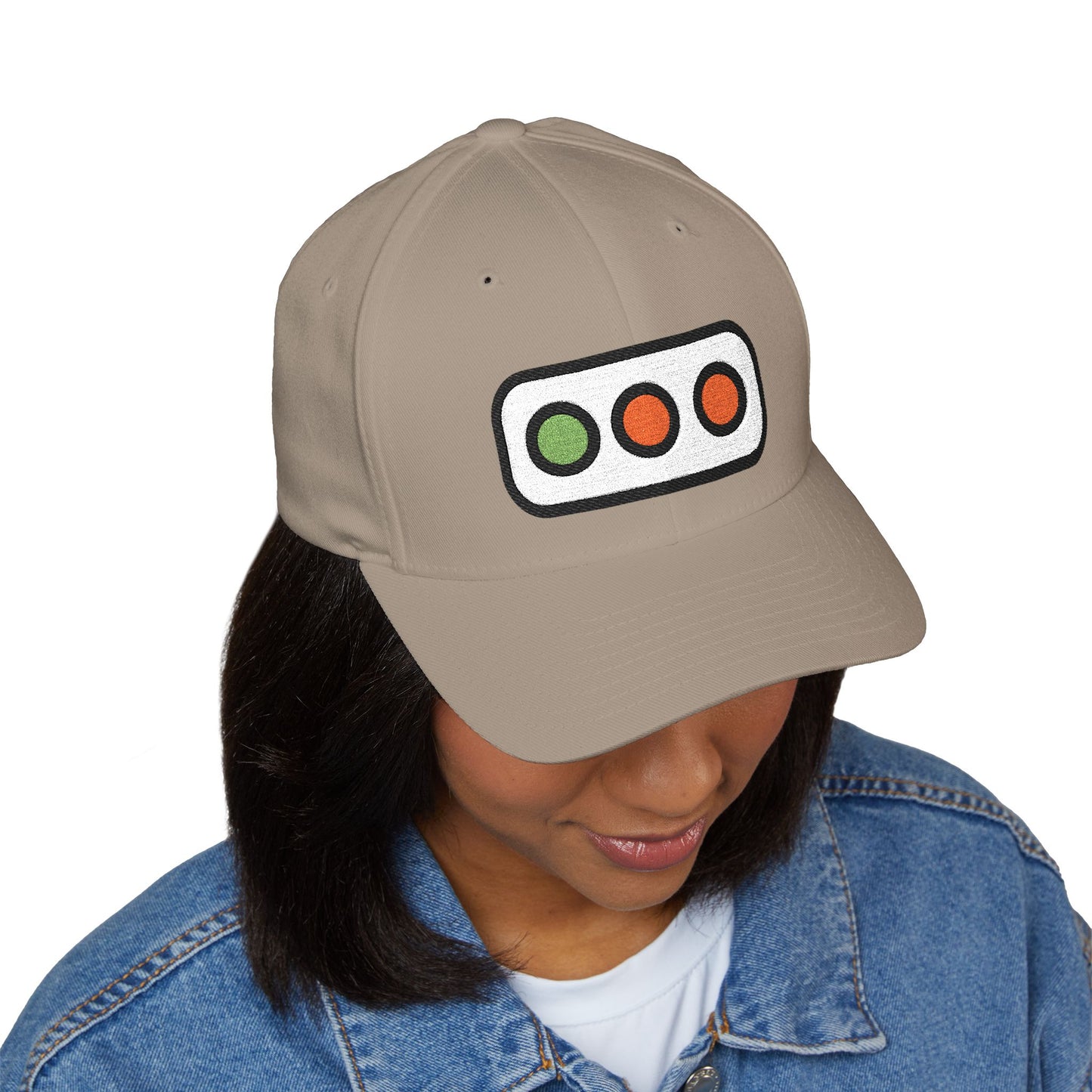 Horizontal Traffic Light Emoji Cap – Premium by Capmoji