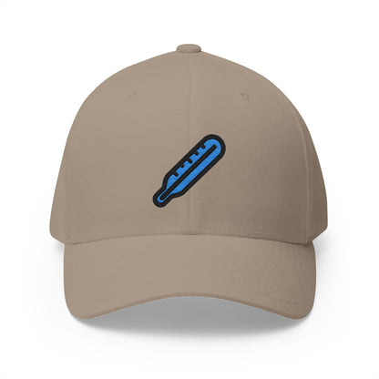 Clinical Thermometer Emoji Khaki Cap – Premium by Capmoji