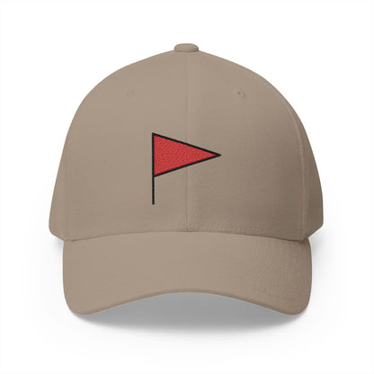 Triangular Flag Emoji Khaki Cap – Premium by Capmoji