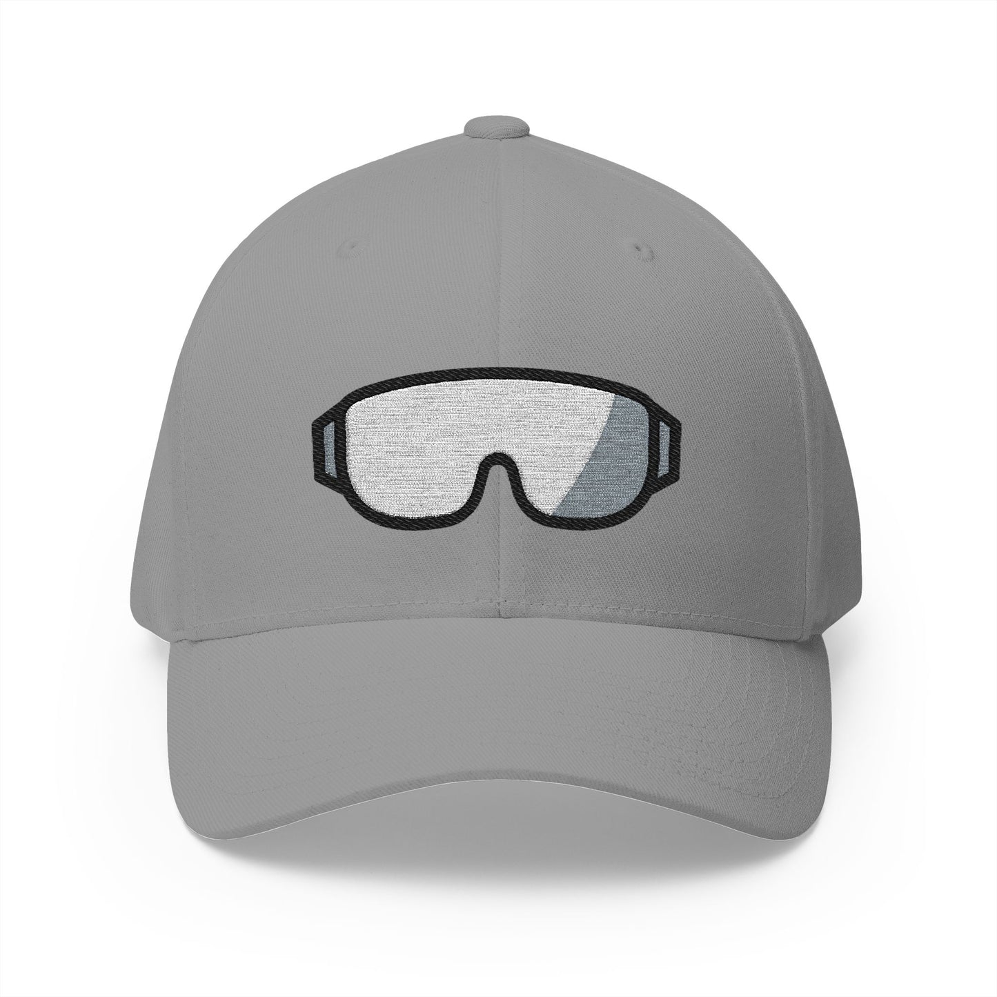 Goggles Emoji Grey Cap – Premium by Capmoji