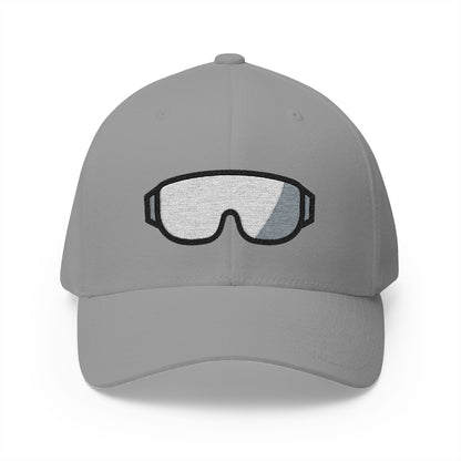 Goggles Emoji Grey Cap – Premium by Capmoji
