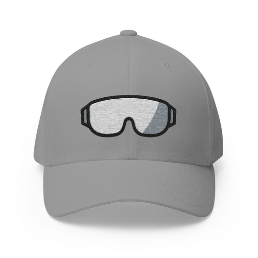 Goggles Emoji Grey Cap – Premium by Capmoji