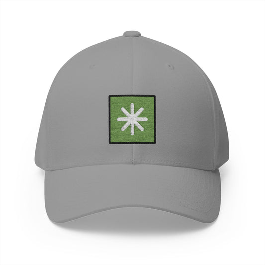 Eight-Spoked Asterisk Emoji Grey Cap – Premium by Capmoji