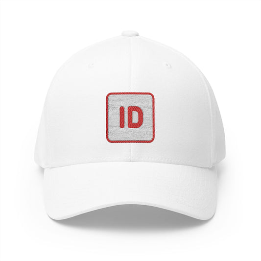 Id Button Emoji White Cap – Premium by Capmoji
