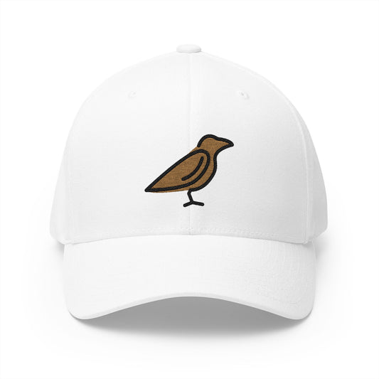 Bird Emoji White Cap – Premium by Capmoji