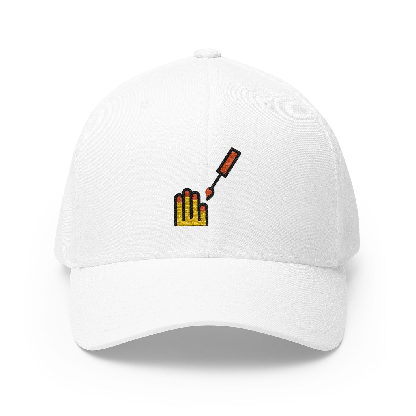 Nail Polish Emoji White Cap – Premium by Capmoji