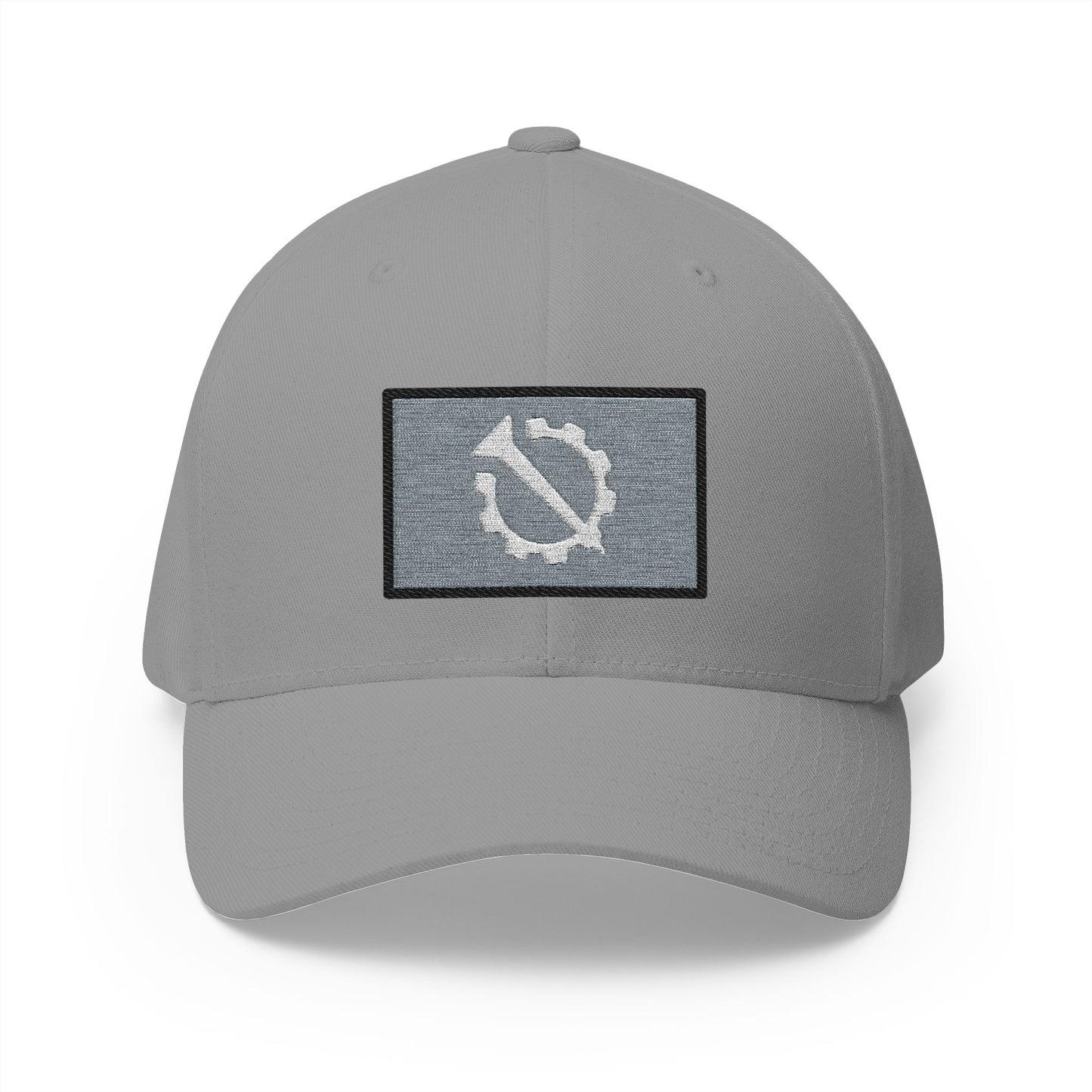 Nail And Gear Flag Emoji Grey Cap – Premium by Capmoji