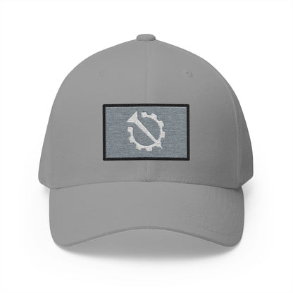 Nail And Gear Flag Emoji Grey Cap – Premium by Capmoji