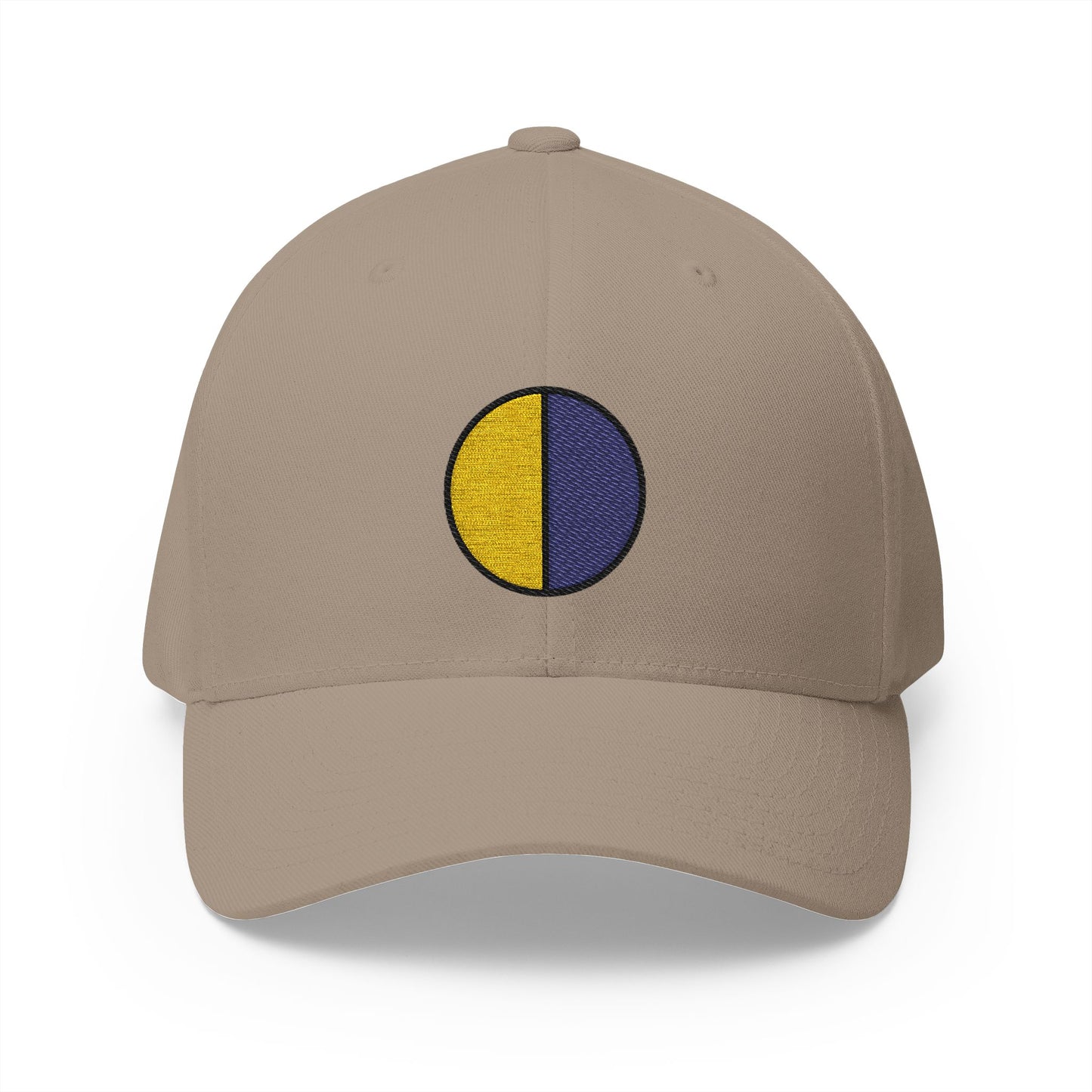 Last Quarter Moon Emoji Khaki Cap – Premium by Capmoji