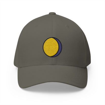 Waning Gibbous Moon Emoji Olive Cap – Premium by Capmoji