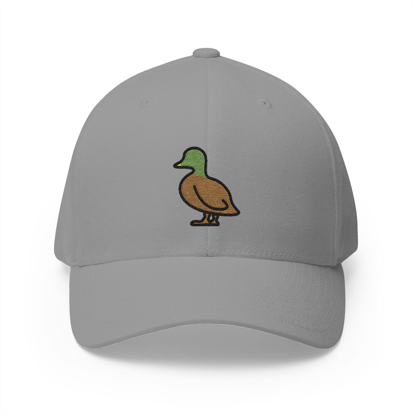 Duck Emoji Grey Cap – Premium by Capmoji