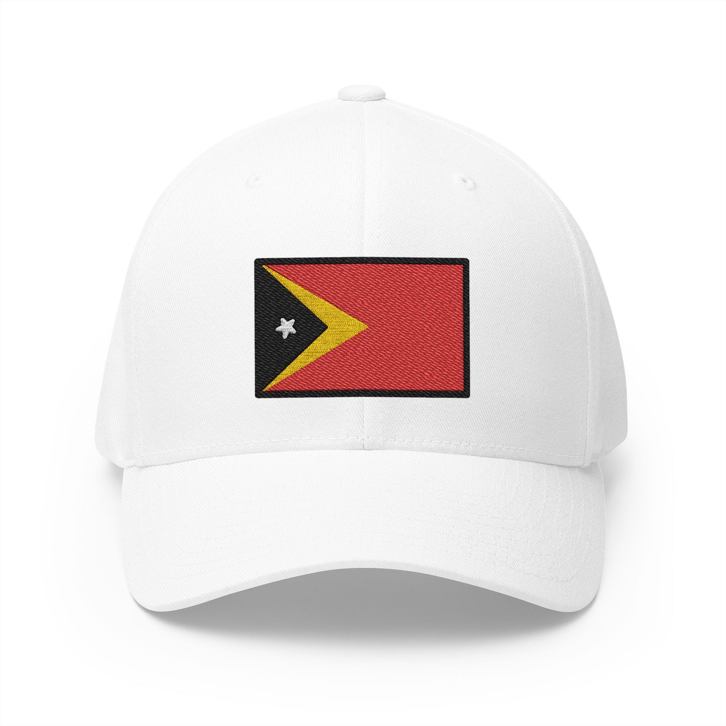 Flag: Timor-Leste Emoji White Cap – Premium by Capmoji