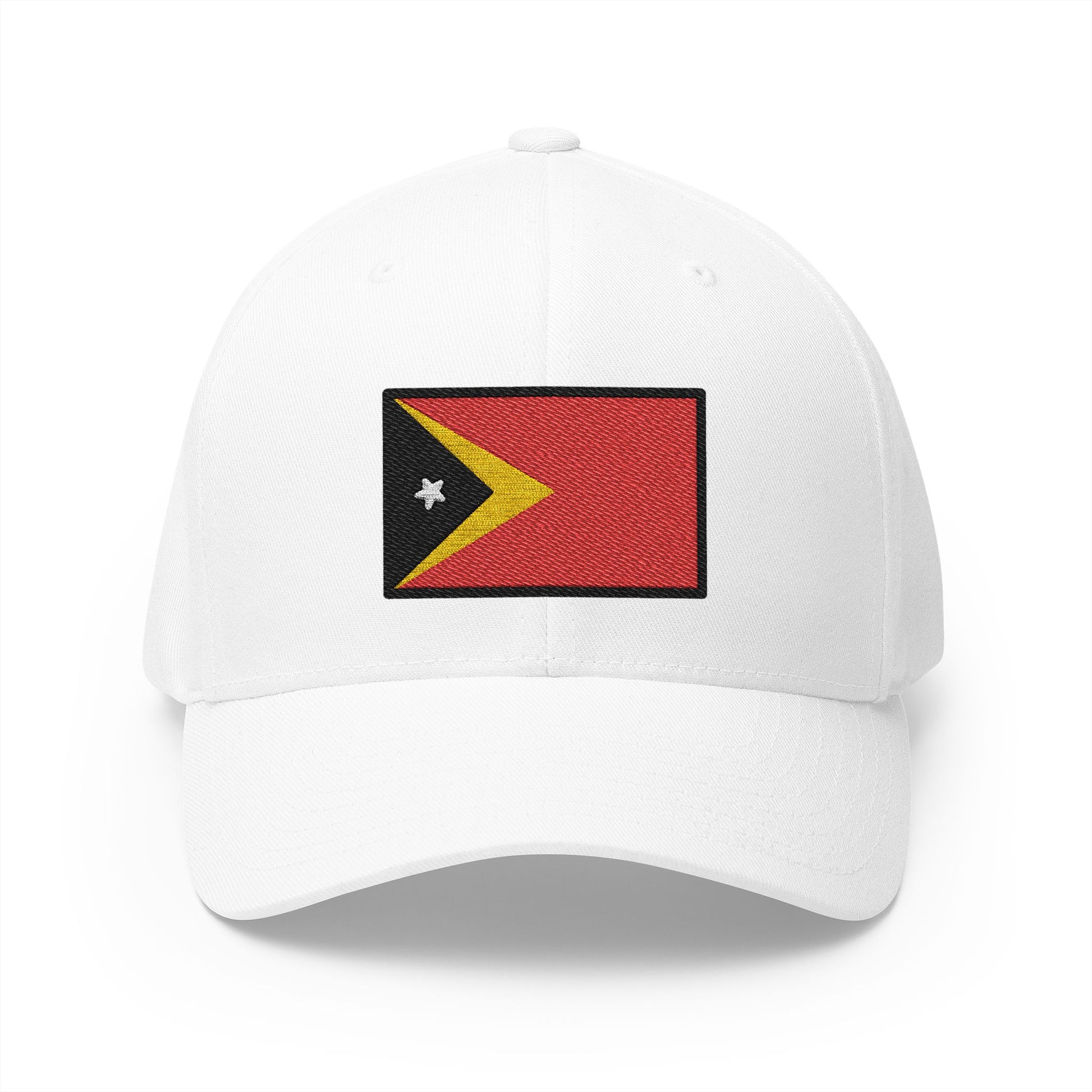 Flag: Timor-Leste Emoji White Cap – Premium by Capmoji