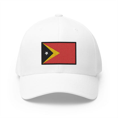 Flag: Timor-Leste Emoji White Cap – Premium by Capmoji