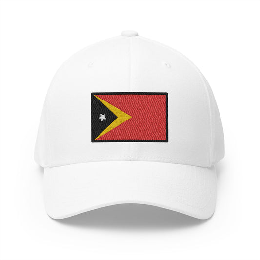 Flag: Timor-Leste Emoji White Cap – Premium by Capmoji