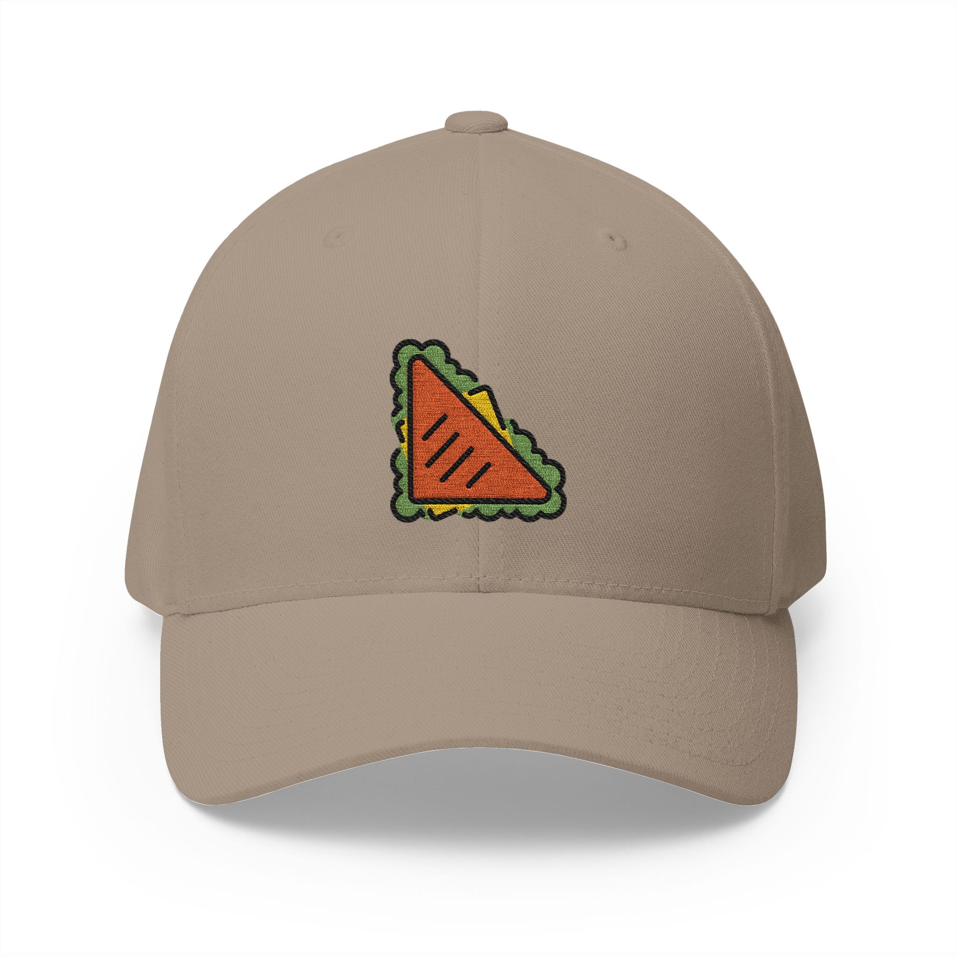 Sandwich Emoji Khaki Cap – Premium by Capmoji