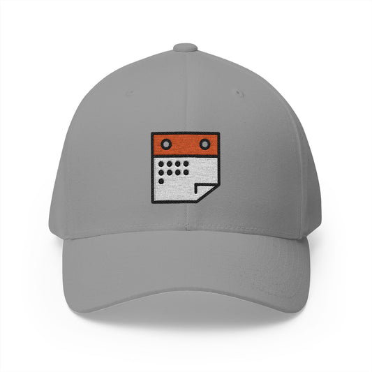 Spiral Calendar Emoji Grey Cap – Premium by Capmoji