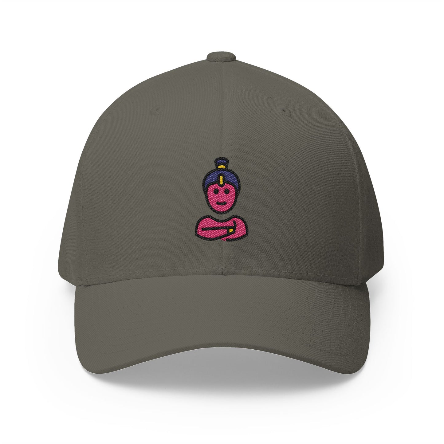 Woman Genie Emoji Olive Cap – Premium by Capmoji