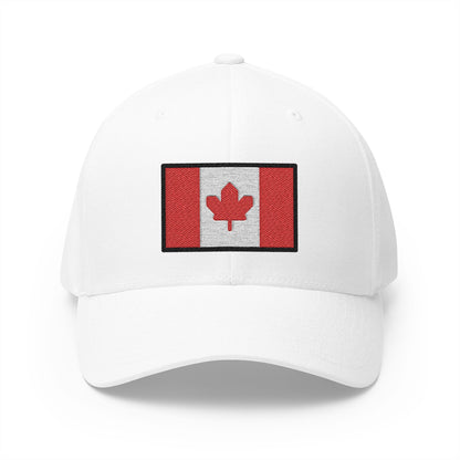 Flag: Canada Emoji White Cap – Premium by Capmoji