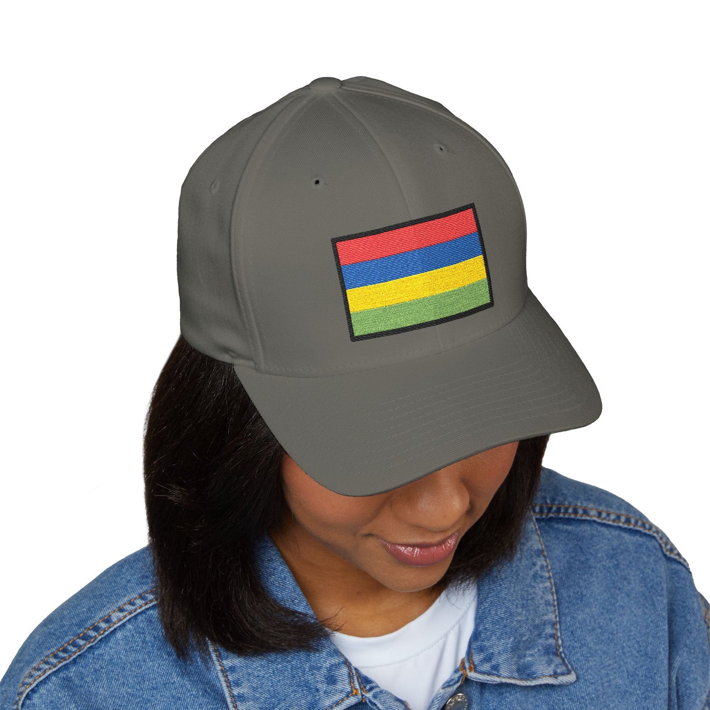 Flag: Mauritius Emoji Cap – Premium by Capmoji