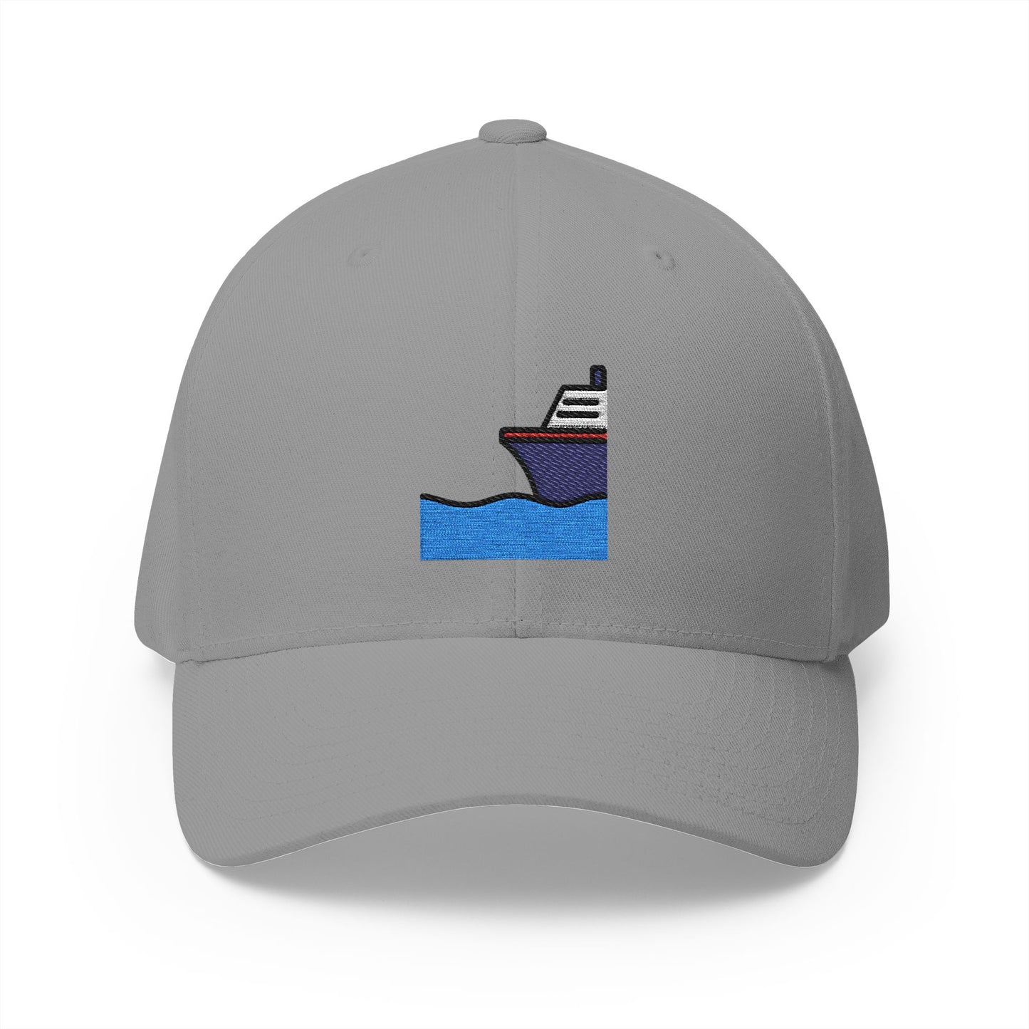 Ship Emoji Grey Cap – Premium by Capmoji