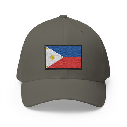 Flag: Philippines Emoji Olive Cap – Premium by Capmoji
