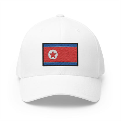 Flag: North Korea Emoji White Cap – Premium by Capmoji