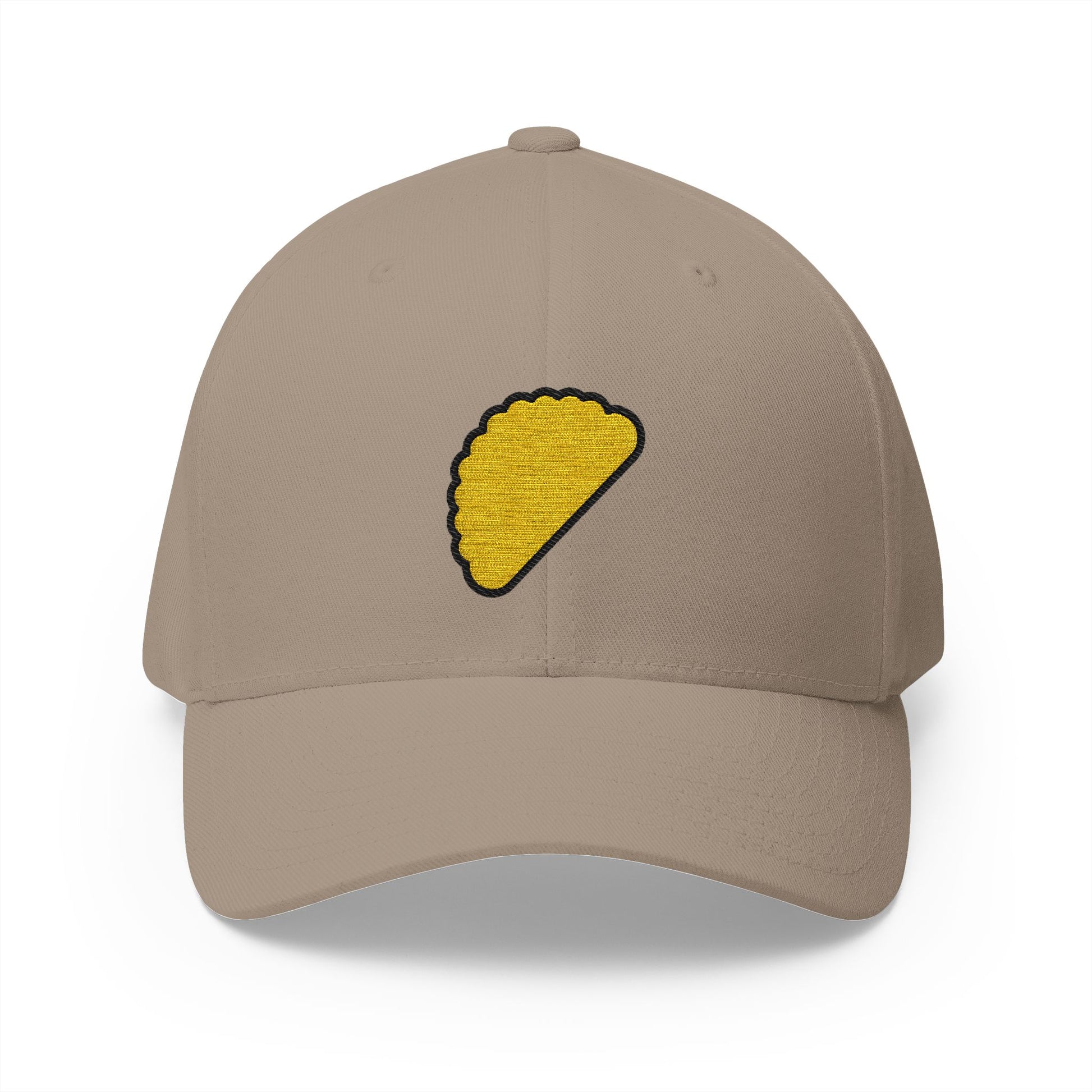 Dumpling Emoji Khaki Cap – Premium by Capmoji