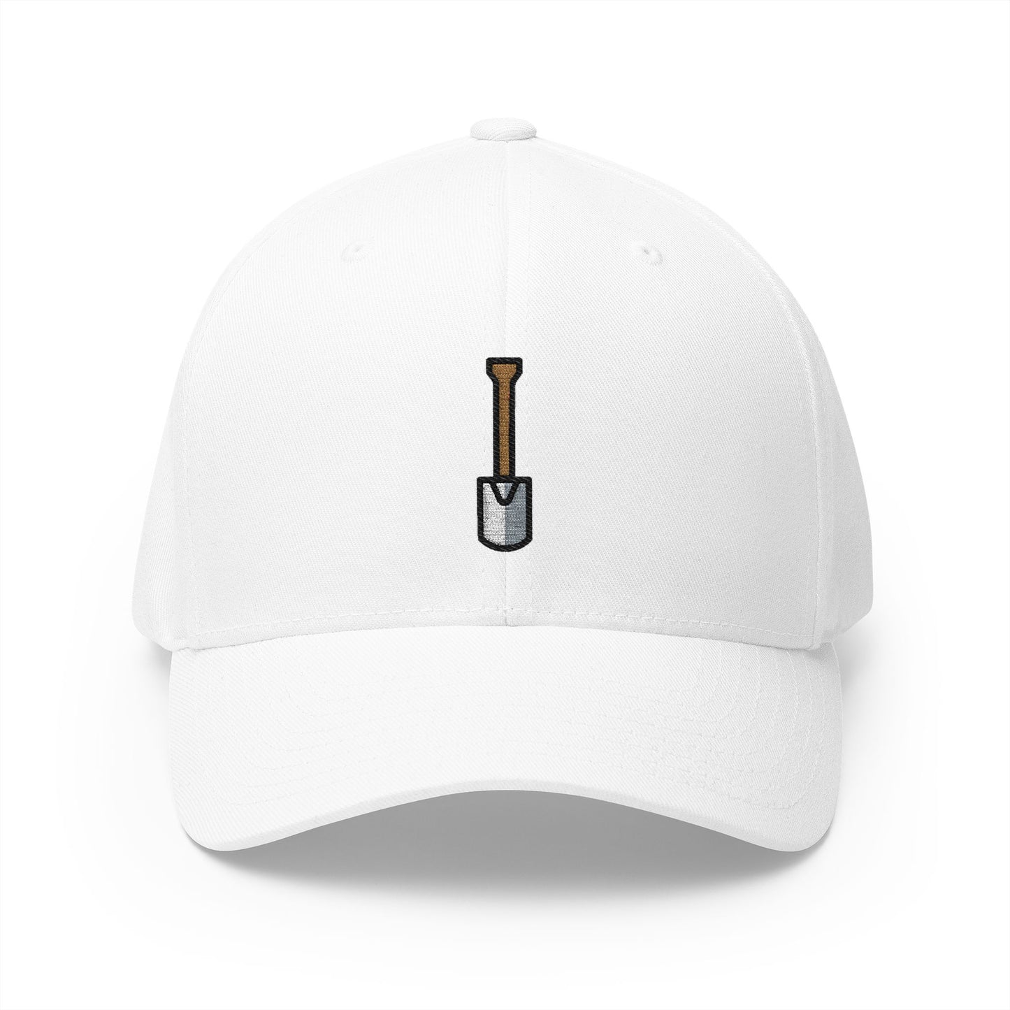 Spade Emoji White Cap – Premium by Capmoji