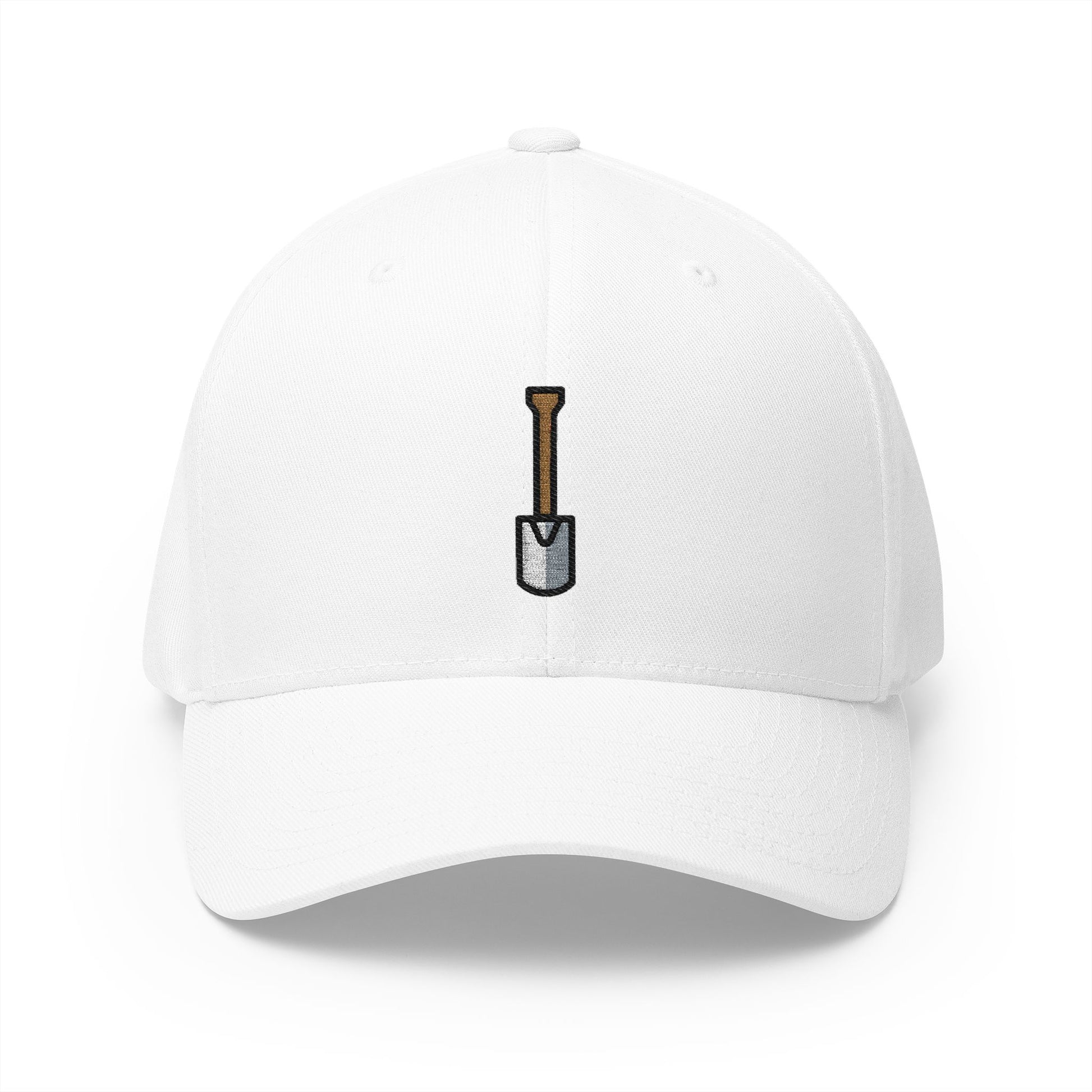 Spade Emoji White Cap – Premium by Capmoji