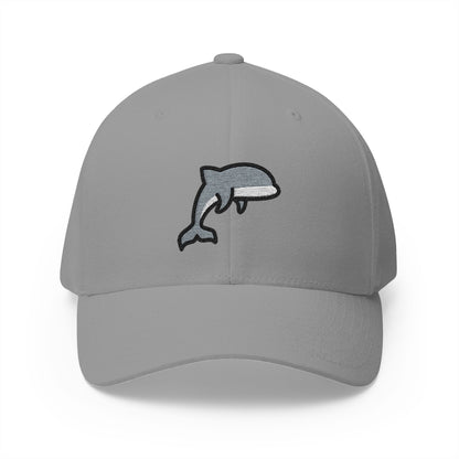 Porpoise Emoji Grey Cap – Premium by Capmoji