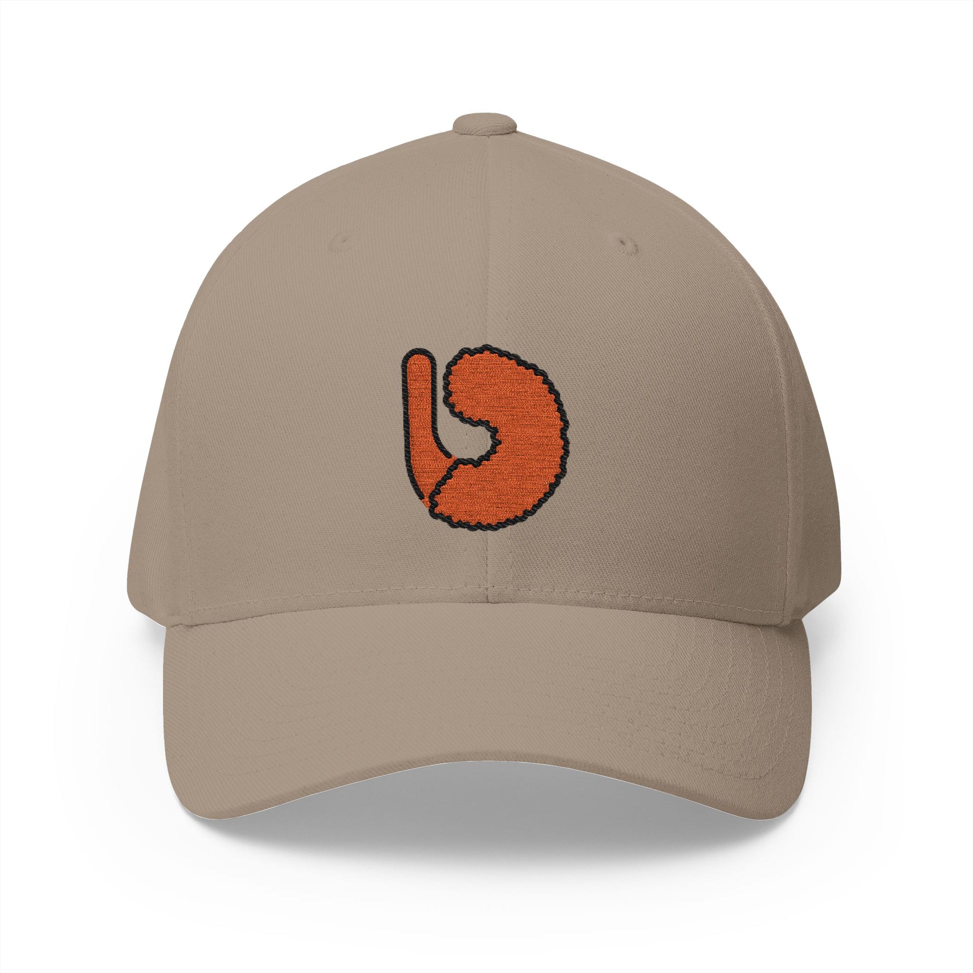 Fried Shrimp Emoji Khaki Cap – Premium by Capmoji