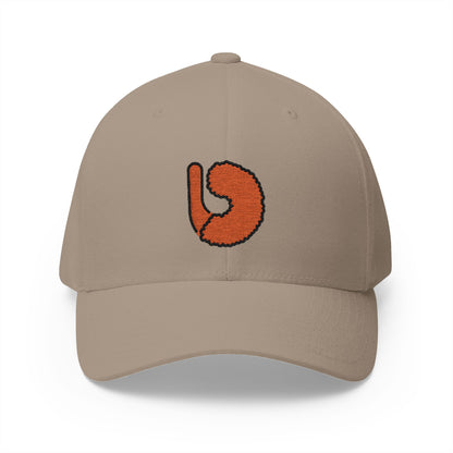 Fried Shrimp Emoji Khaki Cap – Premium by Capmoji