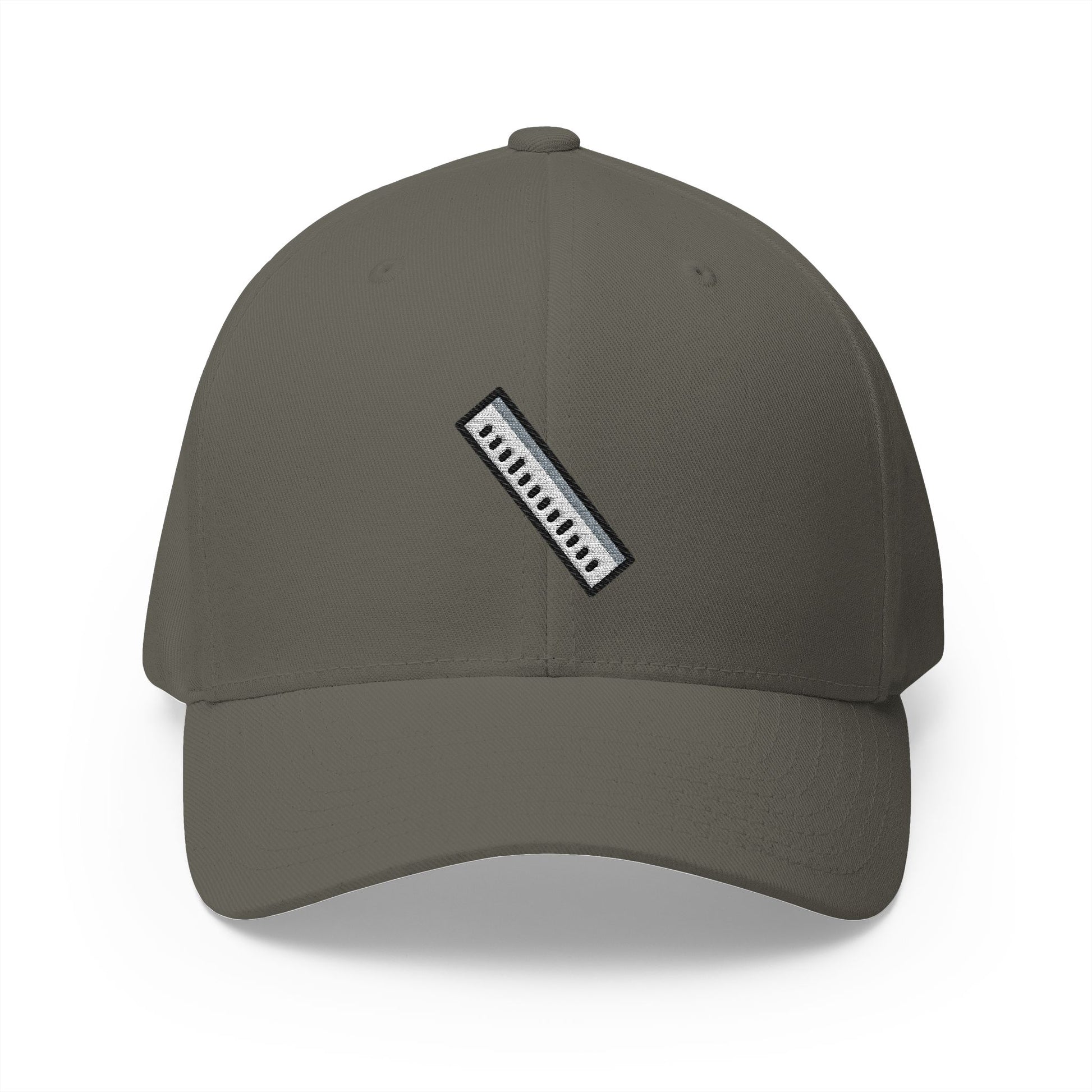 Straight Ruler Emoji Olive Cap – Premium by Capmoji