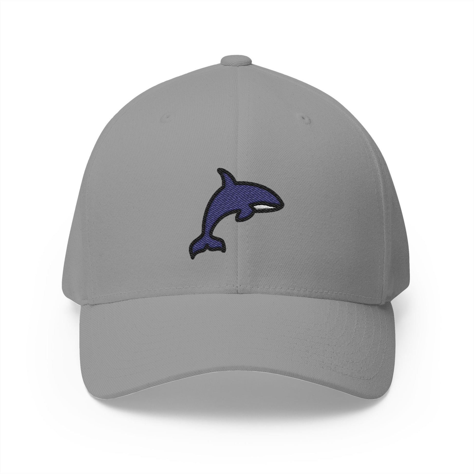 Orca Emoji Grey Cap – Premium by Capmoji