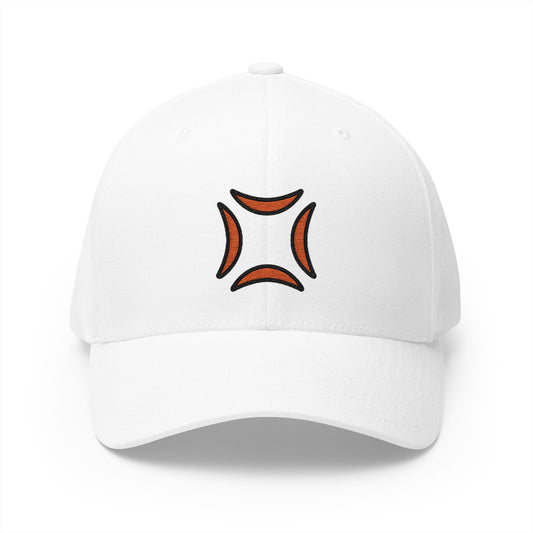 Anger Symbol Emoji White Cap – Premium by Capmoji
