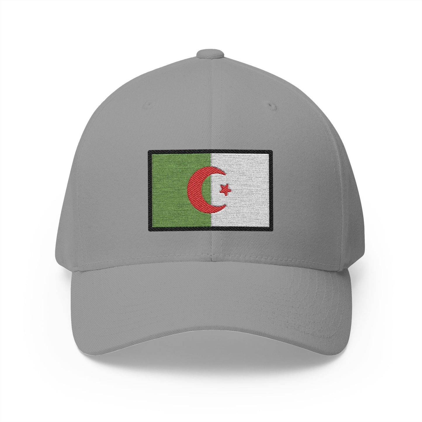 Flag: Algeria Emoji Grey Cap – Premium by Capmoji
