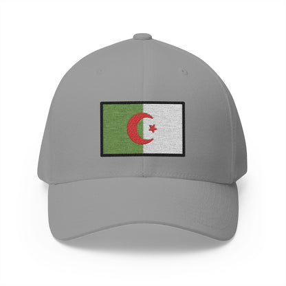 Flag: Algeria Emoji Grey Cap – Premium by Capmoji