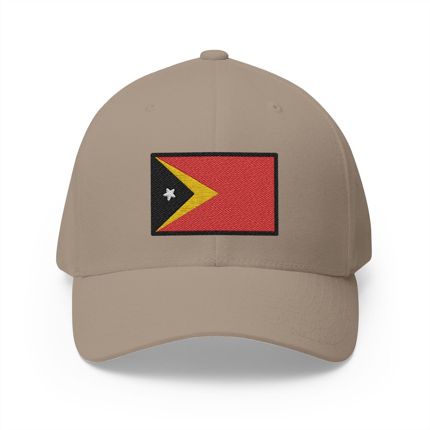 Flag: Timor-Leste Emoji Khaki Cap – Premium by Capmoji