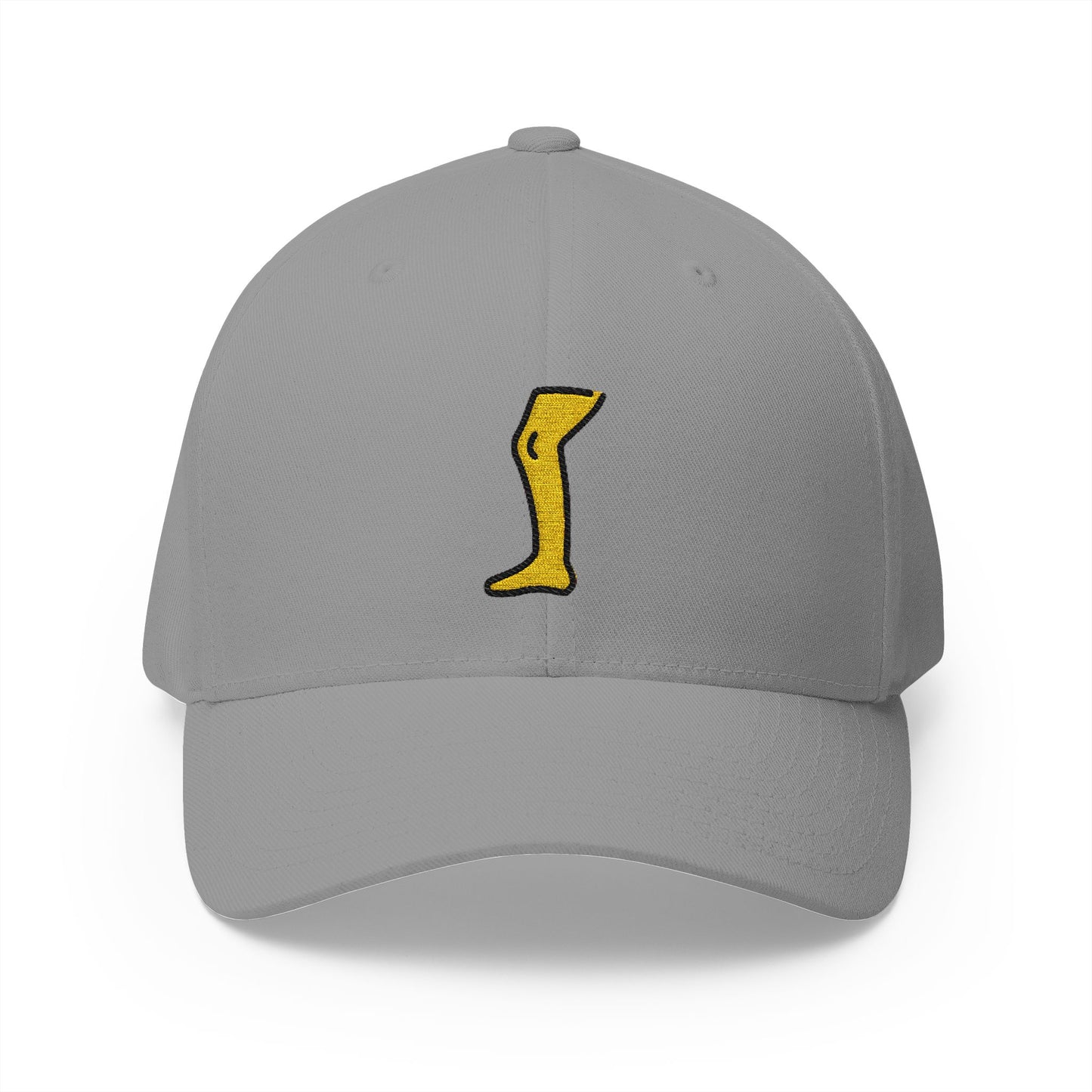 Leg Emoji Grey Cap – Premium by Capmoji